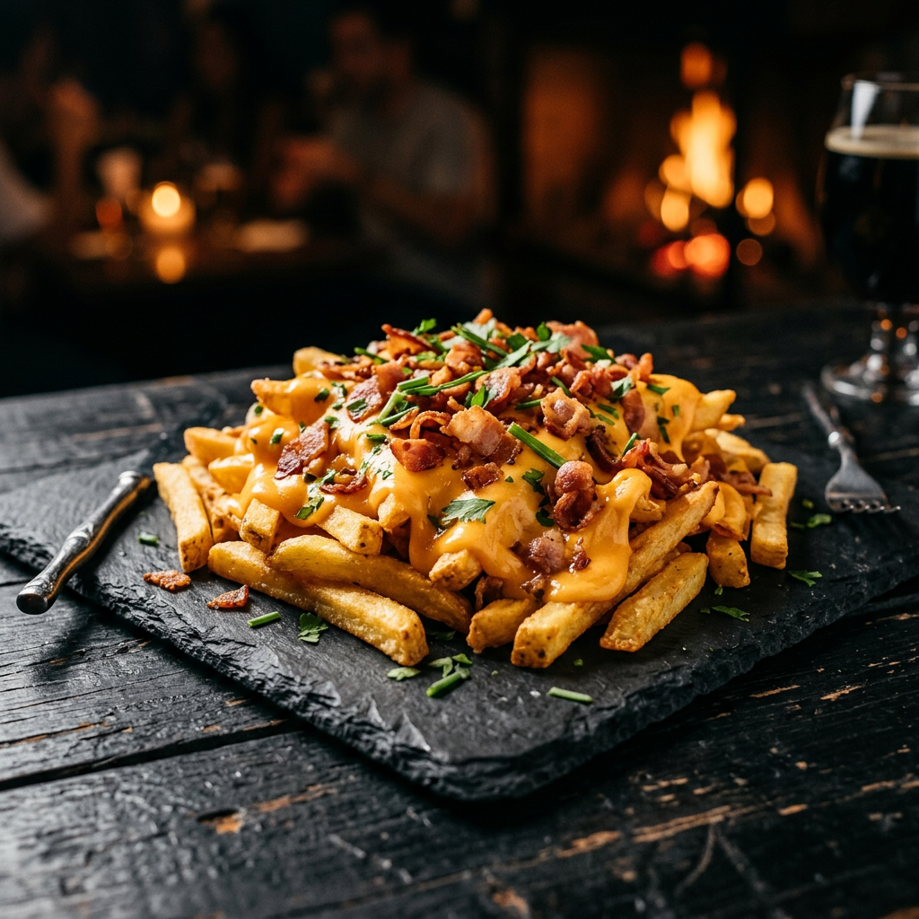 Batata Cheddar e Bacon